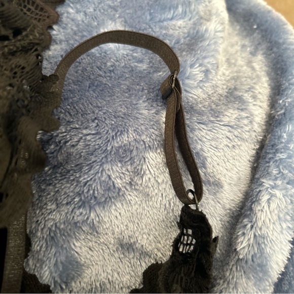 COPY - Lingerie Set Sz small Black Lace Bralette Bra Matching  Panties High L… - Picture 12 of 12